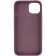 TPU чохол Bonbon Metal Style для Apple iPhone 12 Pro Max (6.7") Бордовий / Plum