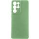 Чохол TPU GETMAN Liquid Silk Full Camera для Samsung Galaxy S22 Ultra Зелений / Pistachio