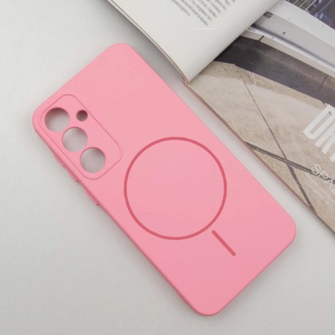 Чохол Silicone Cover Lakshmi Full Camera (AA) with MagFit для Samsung Galaxy S24 Рожевий / Light pink