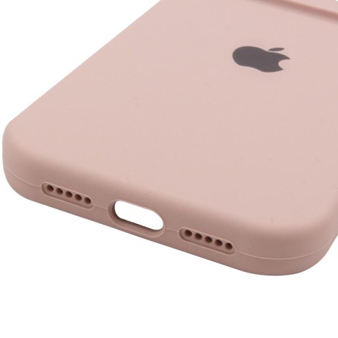 Чохол Silicone Case Full Camera Protective (AA) для Apple iPhone 14 Pro (6.1") Рожевий / Pink Sand