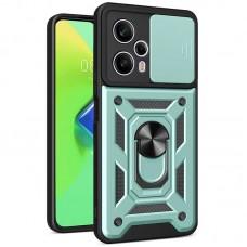 Ударостійкий чохол Camshield Serge Ring для Xiaomi Poco F5 / Note 12 Turbo Зелений