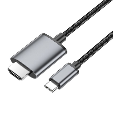 Перехідник Hoco UA27 HD Type-C to HDMI (2m) Metal gray