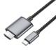 Перехідник Hoco UA27 HD Type-C to HDTV (2m) Metal gray