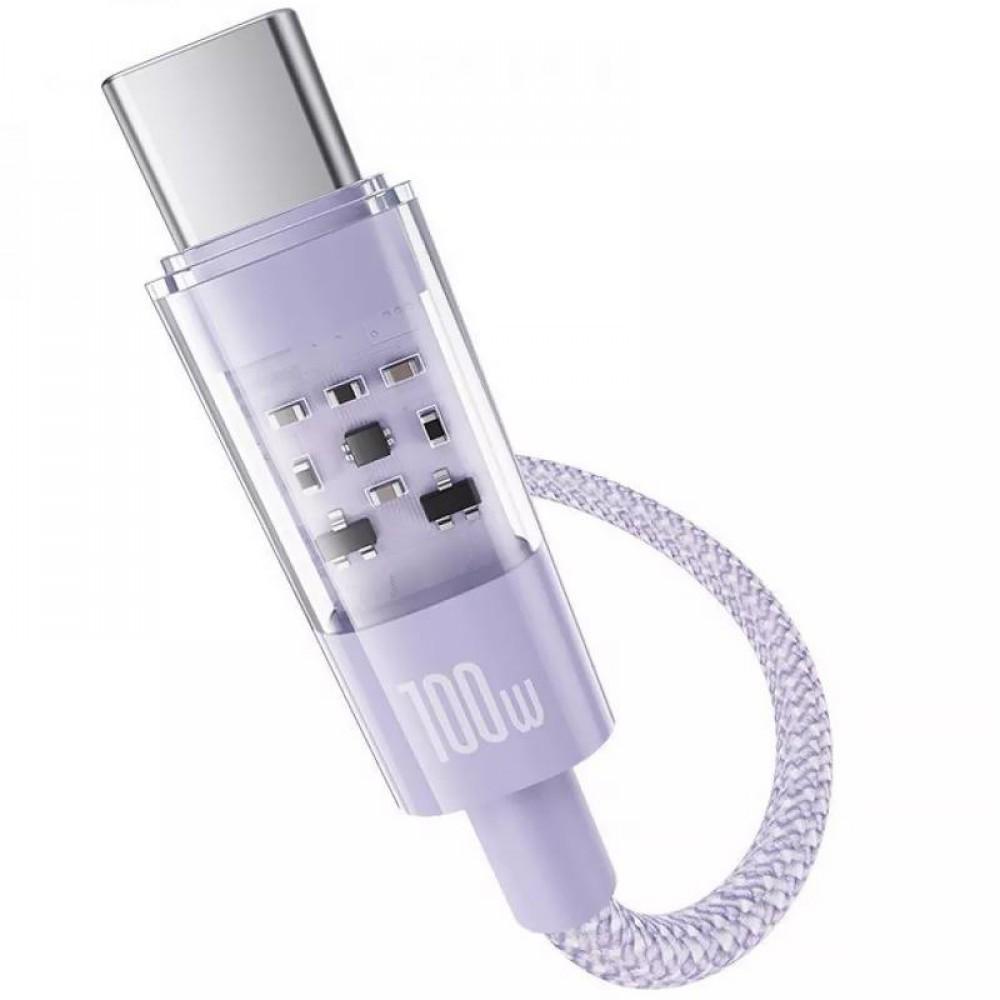 Дата кабель Baseus Gem Fast Charging Type-C to Type-C 100W (1m) (P10373000111) Дата кабель Baseus Gem Fast Charging Type-C to Type-C 100W (1m) (P10373000111)