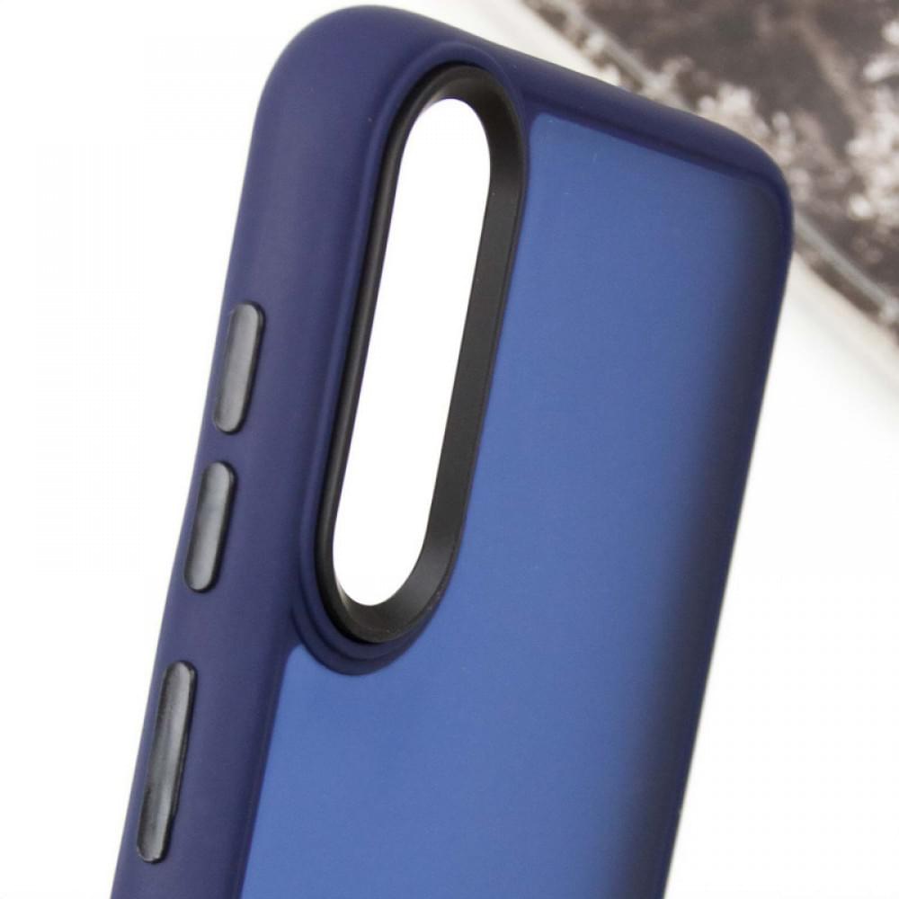 Чохол TPU+PC Lyon Frosted для Samsung Galaxy A50 (A505F) / A50s / A30s Navy Blue