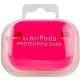 Силіконовий футляр з мікрофіброю для навушників Airpods Pro Рожевий / Barbie pink