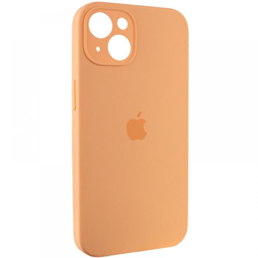 Чохол Silicone Case Full Camera Protective (AA) для Apple iPhone 15 Plus (6.7") Помаранчевий / Cantaloupe