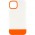 Чохол TPU+PC Bichromatic для Apple iPhone 13 (6.1") Matte / Orange