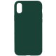 Чохол Silicone Case Full Protective (AA) NO LOGO для Apple iPhone XR (6.1") Зелений / Forest green