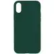Чохол Silicone Case Full Protective (AA) NO LOGO для Apple iPhone XR (6.1") Зелений / Forest green