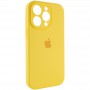 Чохол Silicone Case Full Camera Protective (AA) для Apple iPhone 13 Pro Max (6.7") Жовтий / Yellow