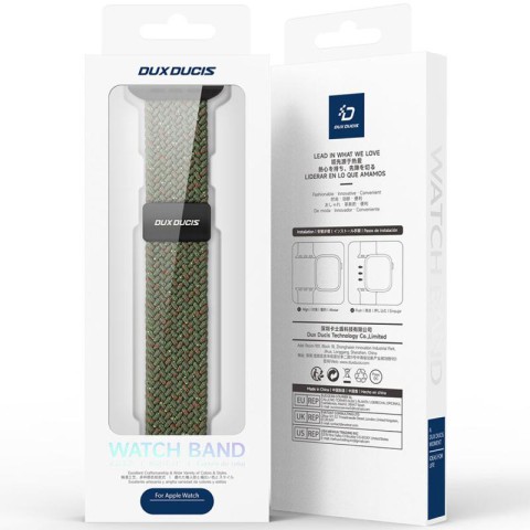 Ремінець Dux Ducis Mixture Ultra для Apple Watch 42(ser.1-3)/44/45/46/49mm Starry Olive