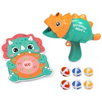 Інтерактивна гра Dinosaur Athletics Gun на липучках + мішень Green