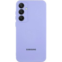 Чохол Silicone Cover Lakshmi Full Camera (AA) with logo для Samsung Galaxy S24 FE Бузковий / Dasheen