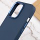 TPU чохол Bonbon Metal Style для Apple iPhone 13 Pro Max (6.7") Синій / Denim Blue