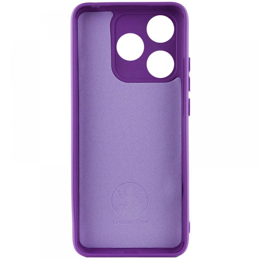 Чохол Silicone Cover Lakshmi Full Camera (A) для TECNO Spark 10 Фіолетовий / Purple