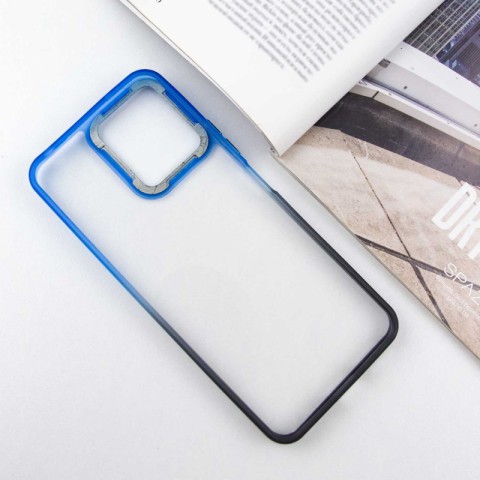 Чохол TPU+PC Fresh sip series для Xiaomi Redmi 12 Чорний / Синій