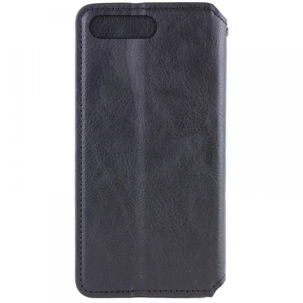 Шкіряний чохол-книжка GETMAN Cubic (PU) для Apple iPhone 7 plus / 8 plus (5.5") Чорний