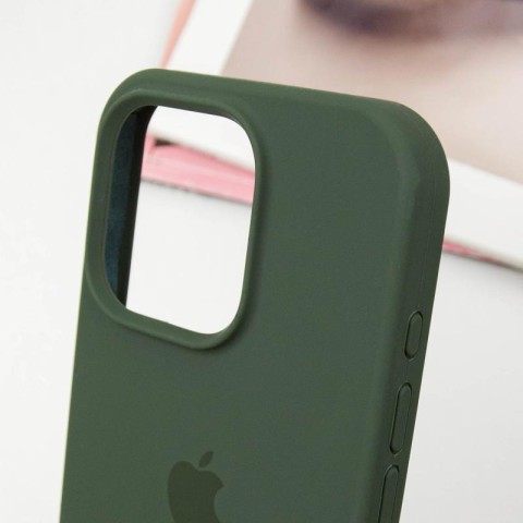 Чохол Silicone Case Full Protective (AA) для Apple iPhone 13 Pro Max (6.7") Зелений / Cyprus Green
