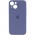 Чохол Silicone Case Full Camera Protective (AA) для Apple iPhone 13 (6.1") Сірий / Lavender Gray / PVH