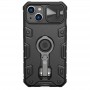 TPU+PC чехол Nillkin CamShield Armor Pro no logo (шторка на камеру) для Apple iPhone 14 / 13 (6.1")