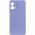Чохол TPU GETMAN Liquid Silk Full Camera для Motorola Moto G24 Бузковий / Dasheen