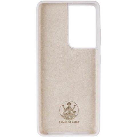 Чохол Silicone Cover Lakshmi (AA) для Samsung Galaxy S21 Ultra Білий / White