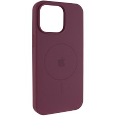 Чохол Silicone Case Full Protective (AA) V2 with MagSafe для Apple iPhone 11 Pro (5.8") Бордовий / Plum