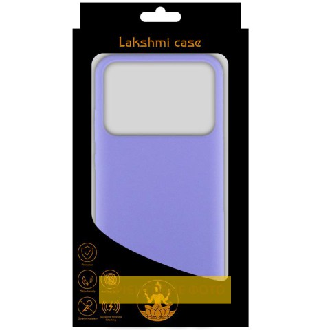 Чохол Silicone Cover Lakshmi (AAA) для Xiaomi Poco X6 / Note 13 Pro 5G Бузковий / Dasheen