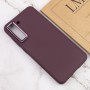 TPU чохол Bonbon Metal Style для Samsung Galaxy S23+ Бордовий / Plum