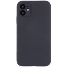 Чохол Silicone Case Full Camera Protective (AA) NO LOGO для Apple iPhone 12 (6.1") Сірий / Dark Gray