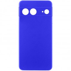 Чохол Silicone Cover Lakshmi Full Camera (AA) для Google Pixel 7 Синій / Iris