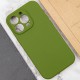 Чохол Silicone Case Full Camera Protective (AA) NO LOGO для Apple iPhone 15 Pro (6.1") Зелений / Dark Olive Чохол Silicone Case Full Camera Protective (AA) NO LOGO для Apple iPhone 15 Pro (6.1") Зелений / Dark Olive