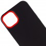 Чохол TPU+PC Bichromatic для Apple iPhone 13 (6.1") Black / Red