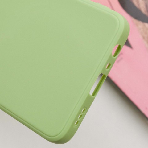 Силіконовий чохол Candy Full Camera для Oppo Reno 8 T 4G Фісташковий