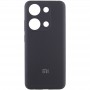 Чохол Silicone Cover Lakshmi Full Camera (AAA) with Logo для Xiaomi Poco X6 / Note 13 Pro 5G Чорний / Black