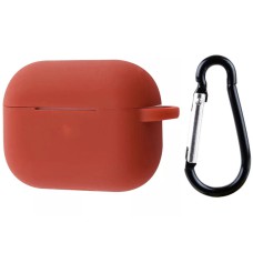 Силіконовий футляр для навушників AirPods Pro 2 / Pro Бордовий / Plum