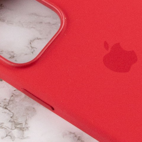 Чохол Silicone case (AAA) with Magsafe and Animation для Apple iPhone 13 Pro (6.1") Червоний / Red