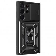 Чохол Ummi Camshield Serge Ring для Samsung Galaxy S24 Ultra Чорний