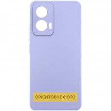 Чохол Silicone Cover Lakshmi Full Camera (AAA) для Motorola Moto G75 5G Бузковий / Dasheen