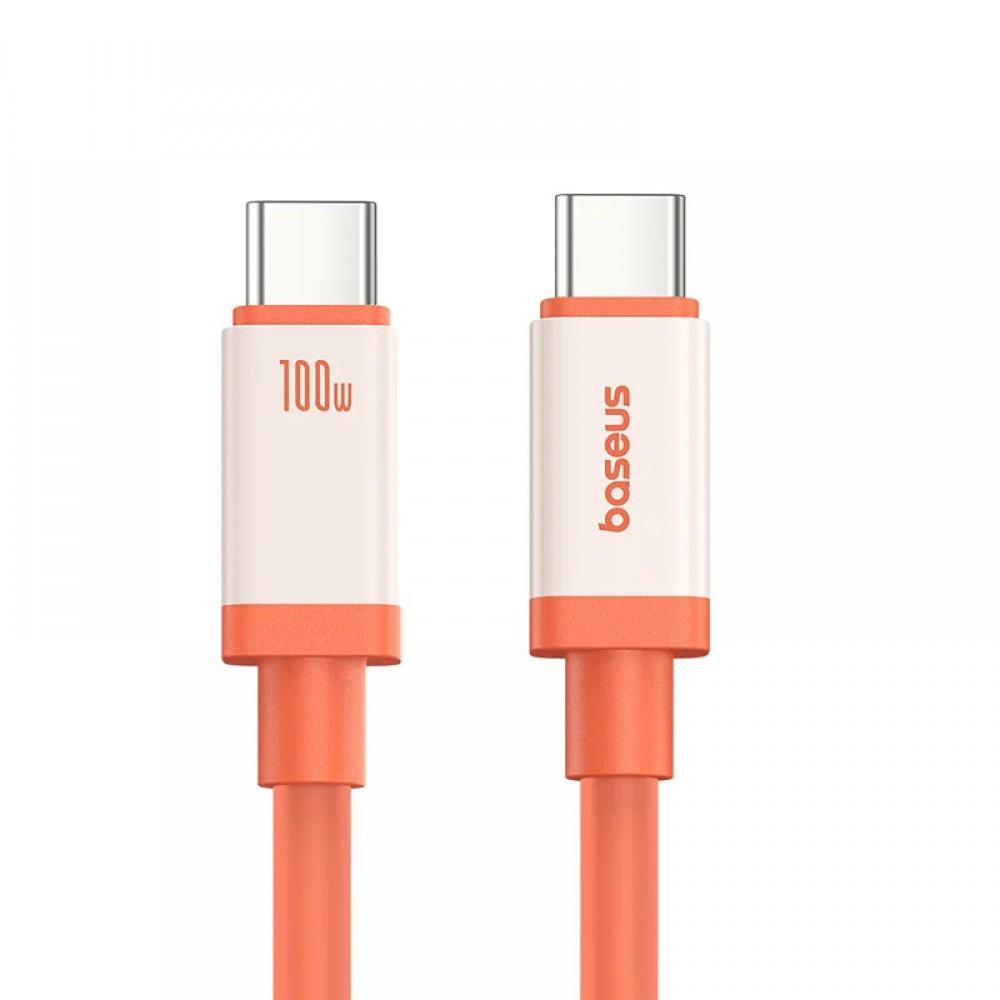 Дата кабель Baseus 0°C Series Fast Charging Type-C to Type-C 100W (1m) (P10368800731) Canyon Coral