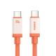 Дата кабель Baseus 0°C Series Fast Charging Type-C to Type-C 100W (1m) (P10368800731) Canyon Coral