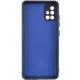 Чохол Silicone Cover Ummi Lakshmi Full Camera (AA) для Samsung Galaxy A71 Синій / Midnight Blue