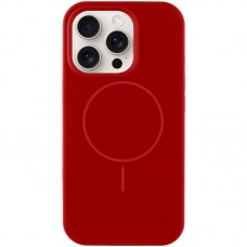 Чохол Silicone Case Full Protective (AA) NO LOGO with MagSafe для Apple iPhone 13 Pro (6.1") Червоний / Deep Red
