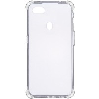 TPU чохол GETMAN Ease logo посилені кути для Oppo A73 (2017) Безбарвний (прозорий)