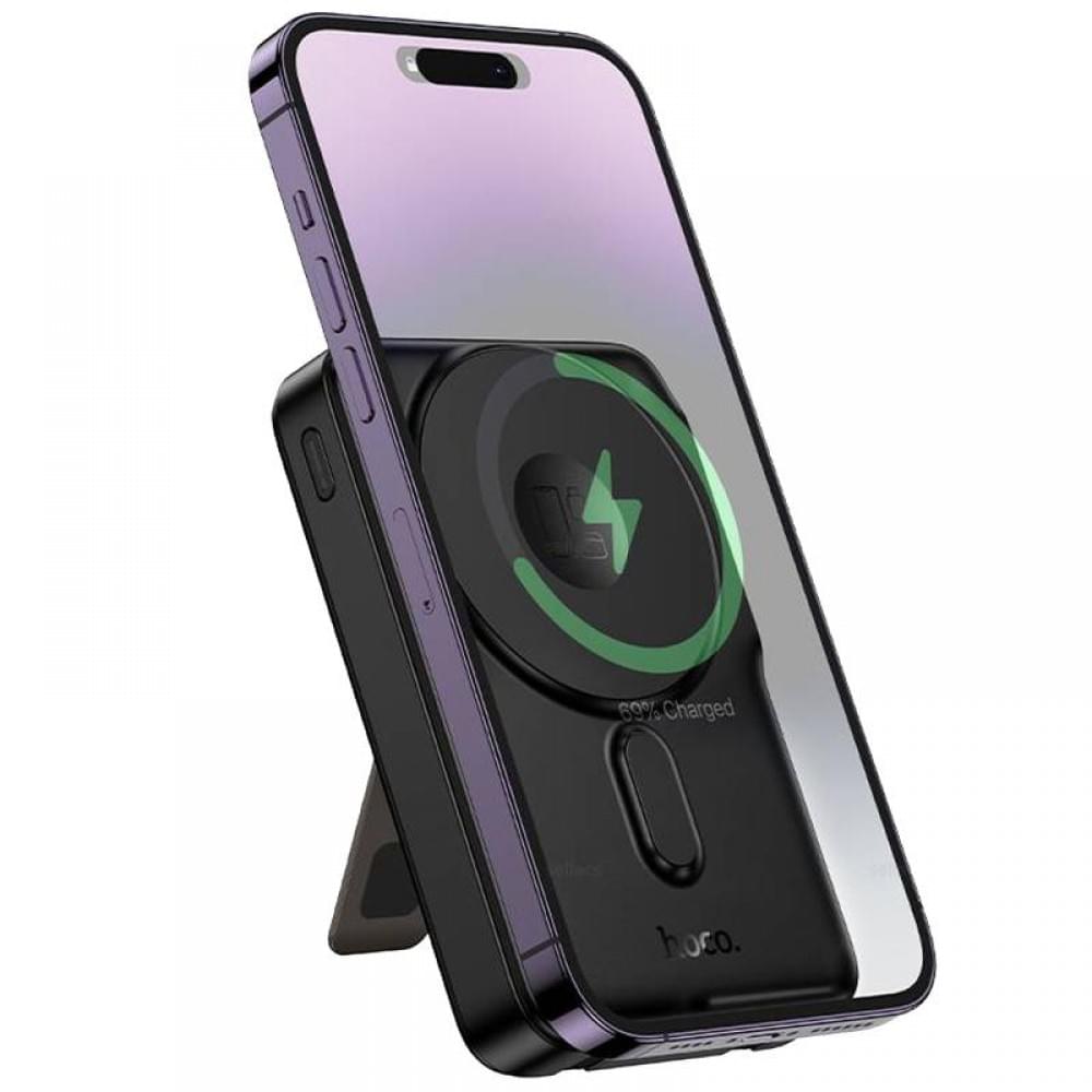 Портативний ЗП Power Bank Hoco Q48 Core PD20W з БЗП+iWatch 10000 mAh Black