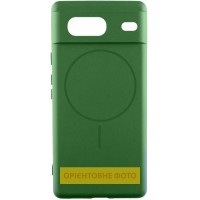 Чохол Silicone Cover Lakshmi Full Camera (AA) with MagFit для Google Pixel 8 Зелений / Dark green