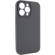 Чохол Silicone Case Full Camera Protective (AA) NO LOGO для Apple iPhone 13 Pro Max (6.7") Сірий / Dark Gray