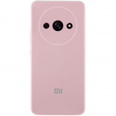 Чохол Silicone Cover Lakshmi Full Camera (AA) with logo для Xiaomi Redmi A3 Рожевий / Pink Sand