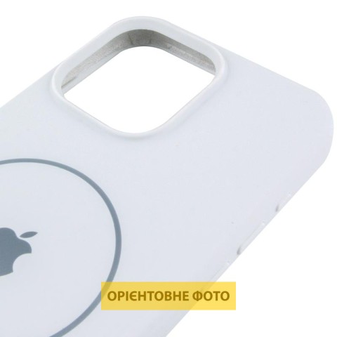 Чохол Silicone Case Full Protective (AA) V2 with MagSafe для Apple iPhone 16 (6.1") Білий / White